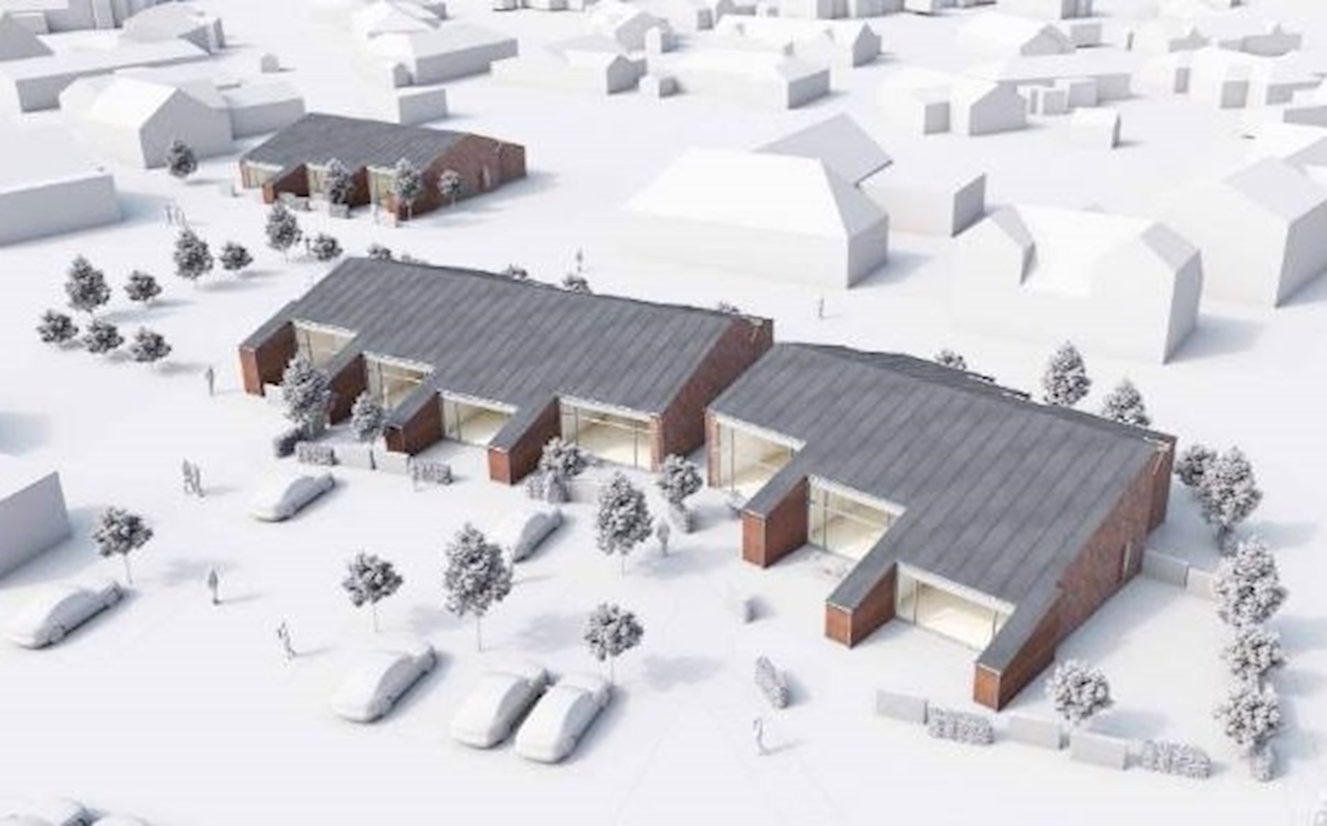 10 flotte rækkehuse i Kragelund - 15. min kørsel fra 8600 Silkeborg